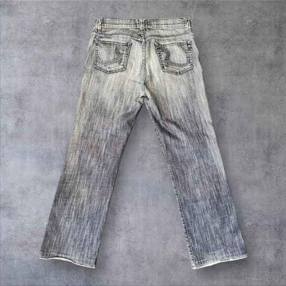 Y2K Rock & Republic Faded Blue Flared Jeans – 31 - Picture 1 of 6